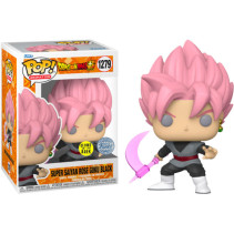 Dragon Ball Super Funko Pop Vinyl: Super Saiyan Rosé Goku Black with Scythe (Glows in the Dark)