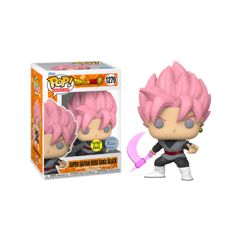 Dragon Ball Super Funko Pop Vinyl: Super Saiyan Rosé Goku Black with Scythe (Glows in the Dark) Dragon Ball Super Funko Pop Vinyl: Super Saiyan Rosé Goku Black with Scythe (Glows in the Dark)