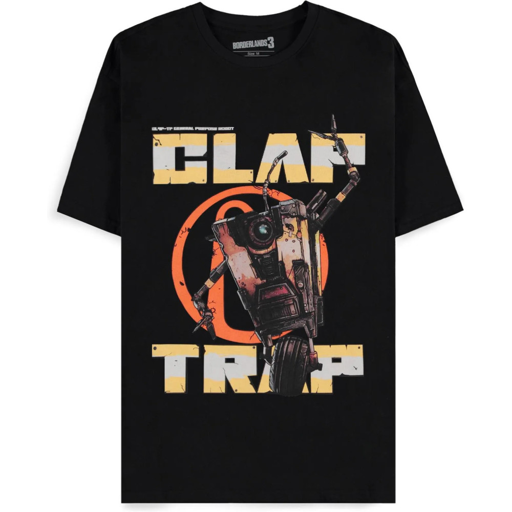 Borderlands Clap Trap Men's Short Sleeved T-shirt Borderlands Clap Trap Men's Short Sleeved T-shirt