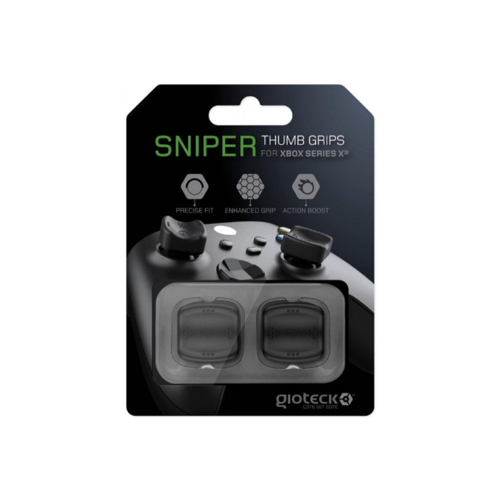 Gioteck Sniper Thumb Grips - Black Gioteck Sniper Thumb Grips - Black
