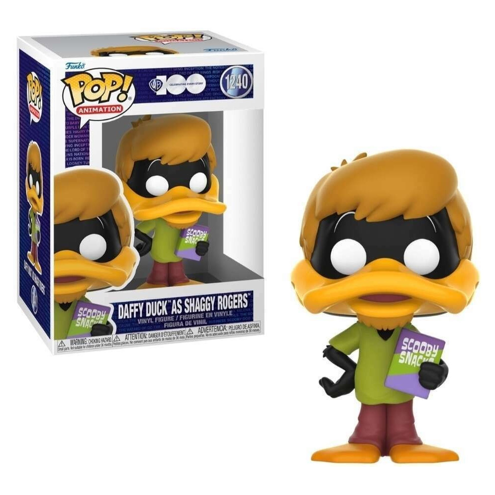 Warner Brothers 100th Funko Pop Vinyl: Daffy Duck as Shaggy Rogers Warner Brothers 100th Funko Pop Vinyl: Daffy Duck as Shaggy Rogers