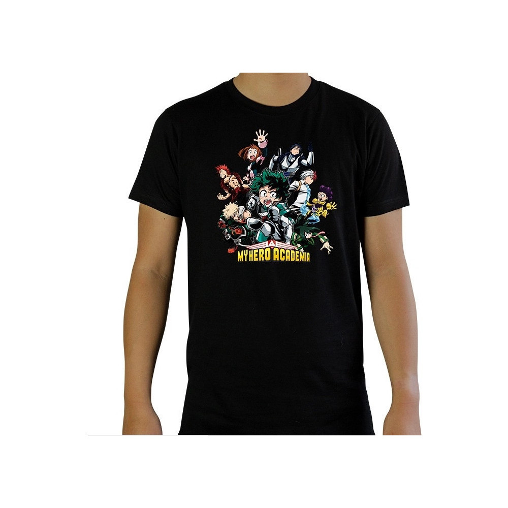 My Hero Academia - Heroes T-Shirt Black My Hero Academia - Heroes T-Shirt Black