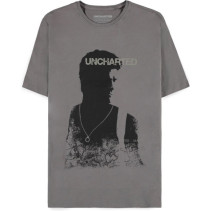 Uncharted - Men's Grey Short Sleeved T-shirt