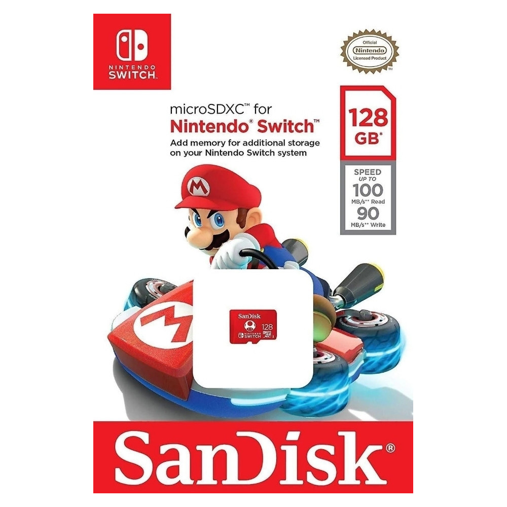 Sandisk MicroSDXC 128GB Memory Card (Mario) Sandisk MicroSDXC 128GB Memory Card (Mario)
