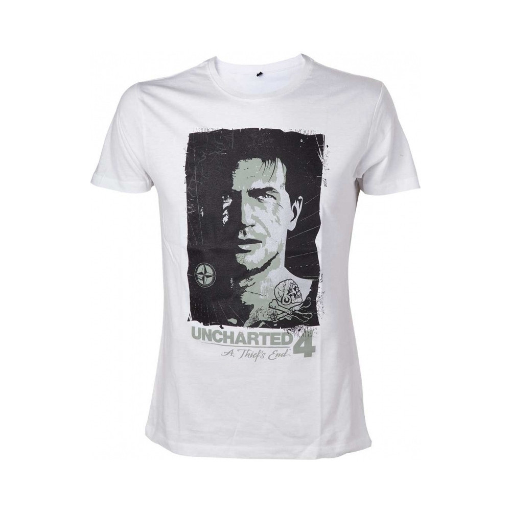 Uncharted 4 - Nathan Drake Compas T-shirt Uncharted 4 - Nathan Drake Compas T-shirt