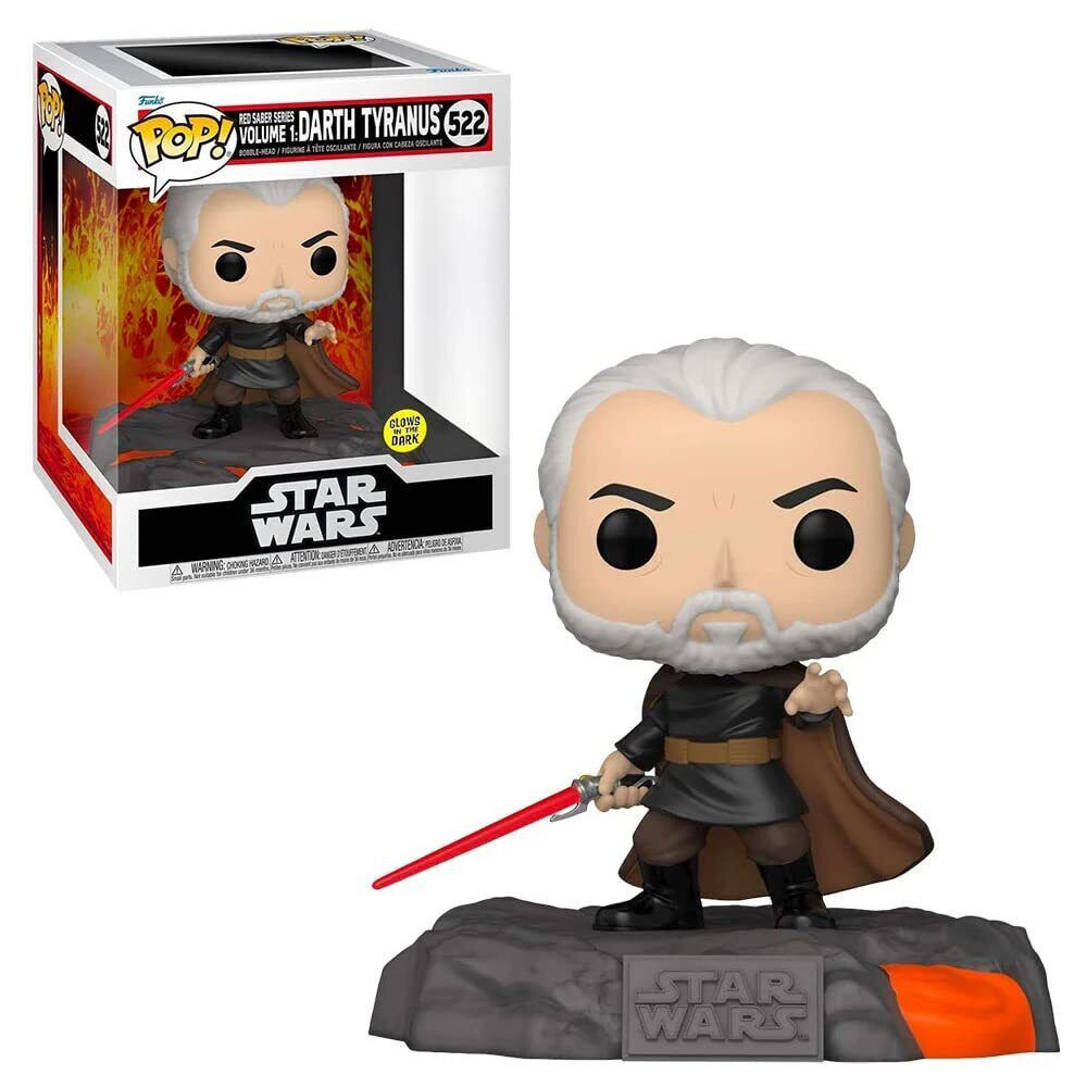 Star Wars Funko Pop Vinyl: Red Saber Series Volume 1 Darth Tyranus Limited Edition Star Wars Funko Pop Vinyl: Red Saber Series Volume 1 Darth Tyranus Limited Edition