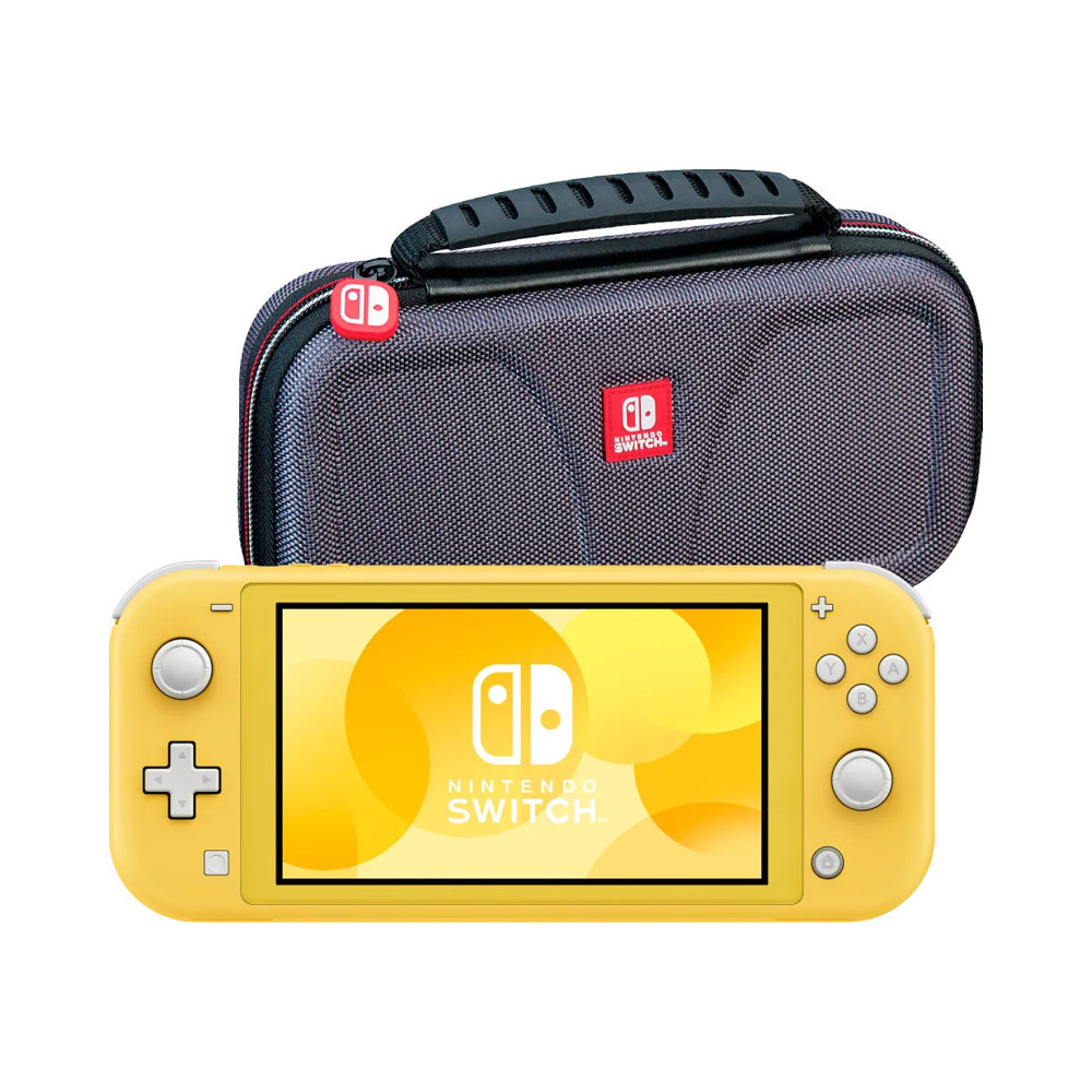 Nintendo Switch Lite Geel + Bigben Beschermtas Nintendo Switch Lite Geel + Bigben Beschermtas