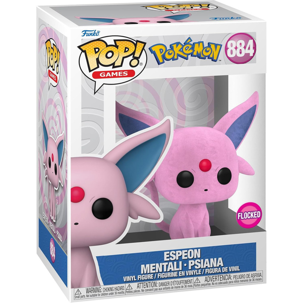Pokemon Funko Pop Vinyl: Espeon (Flocked)