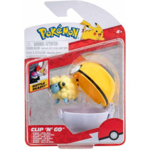 Pokemon Figure - Mareep + Level Ball (Clip 'n' Go)