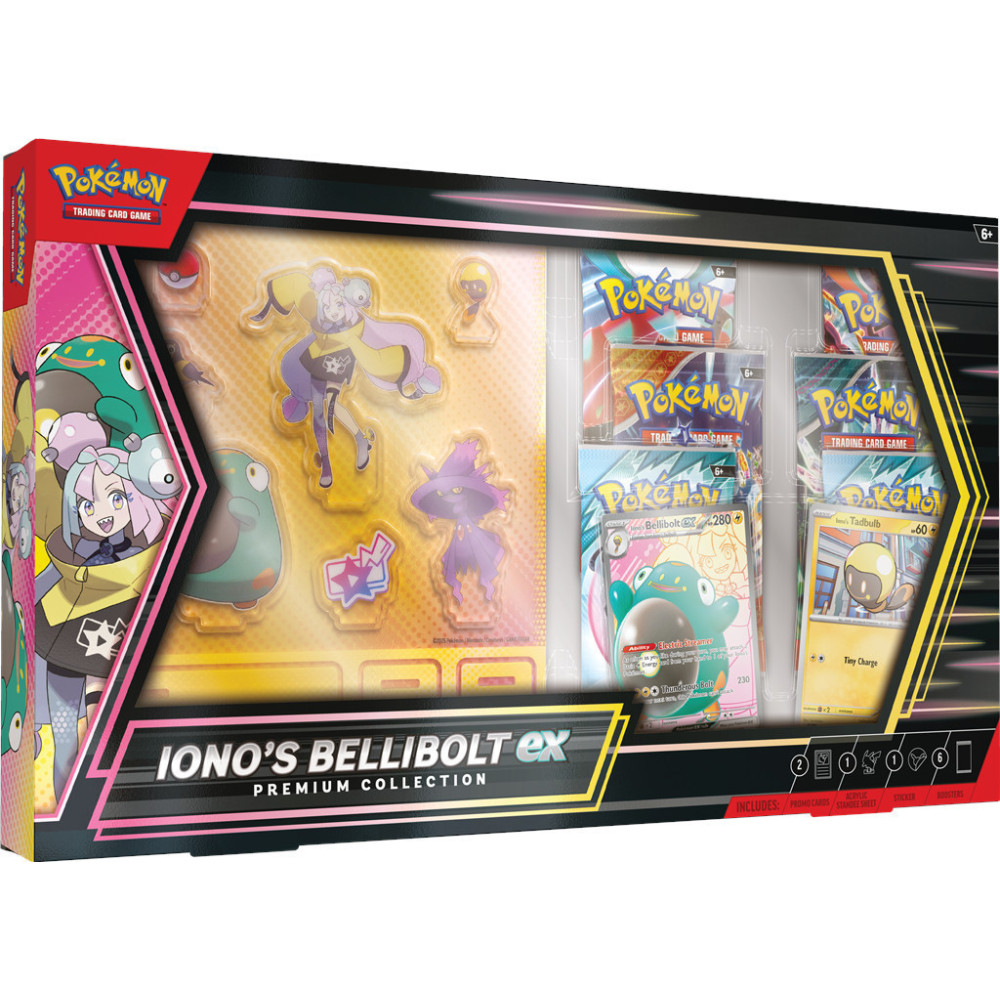 Pokemon TCG Iono's Bellibolt EX Premium Collection Box Pokemon TCG Iono's Bellibolt EX Premium Collection Box