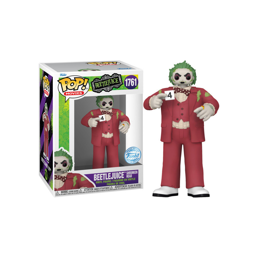 Beetlejuice Funko Pop Vinyl: Beetlejuice (Shrunken Head) Beetlejuice Funko Pop Vinyl: Beetlejuice (Shrunken Head)