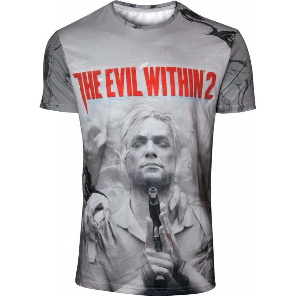 The Evil Within 2 - Box Art Sublimation T-shirt The Evil Within 2 - Box Art Sublimation T-shirt