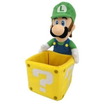 Super Mario Pluche - Luigi with Coin Box 25cm