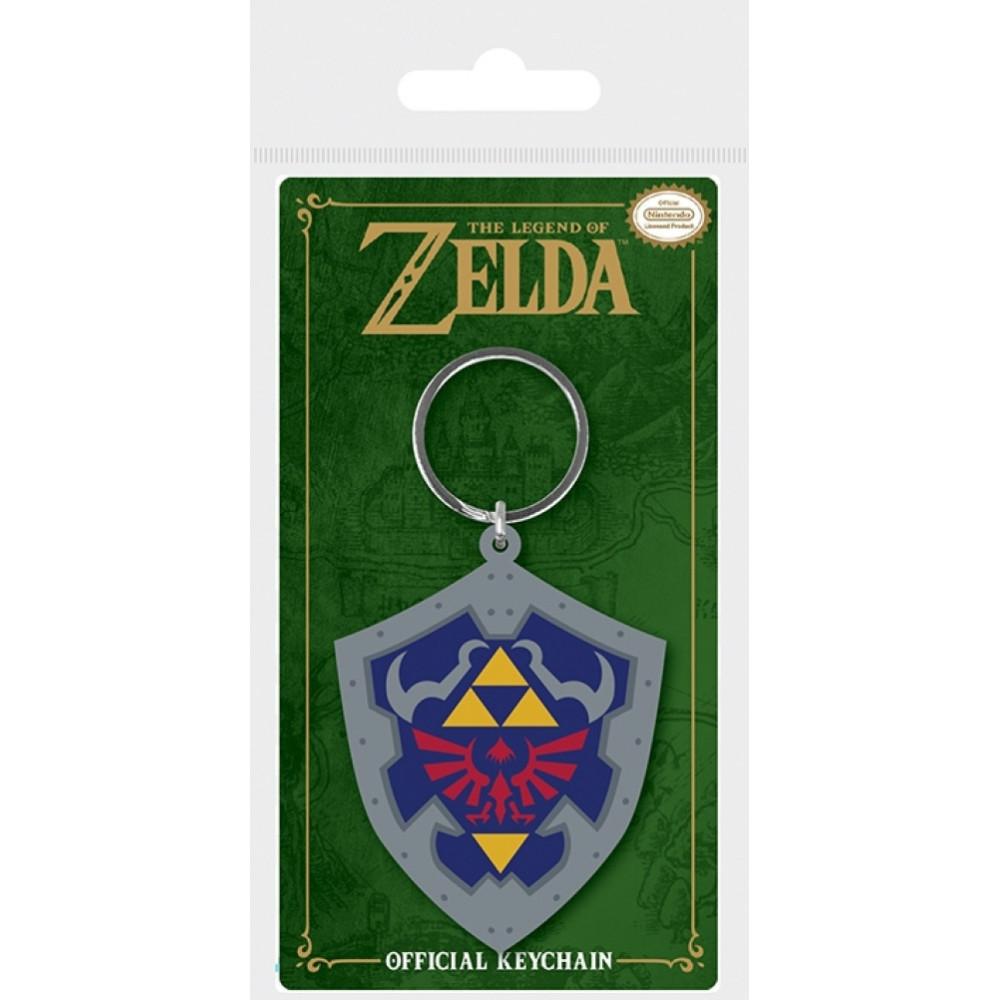 The Legend of Zelda - Hylian Shield Rubber Keychain The Legend of Zelda - Hylian Shield Rubber Keychain