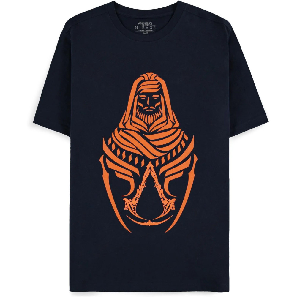 Assassin's Creed Mirage - Basim Men's Short Sleeved T-shirt (Blauw) Assassin's Creed Mirage - Basim Men's Short Sleeved T-shirt (Blauw)