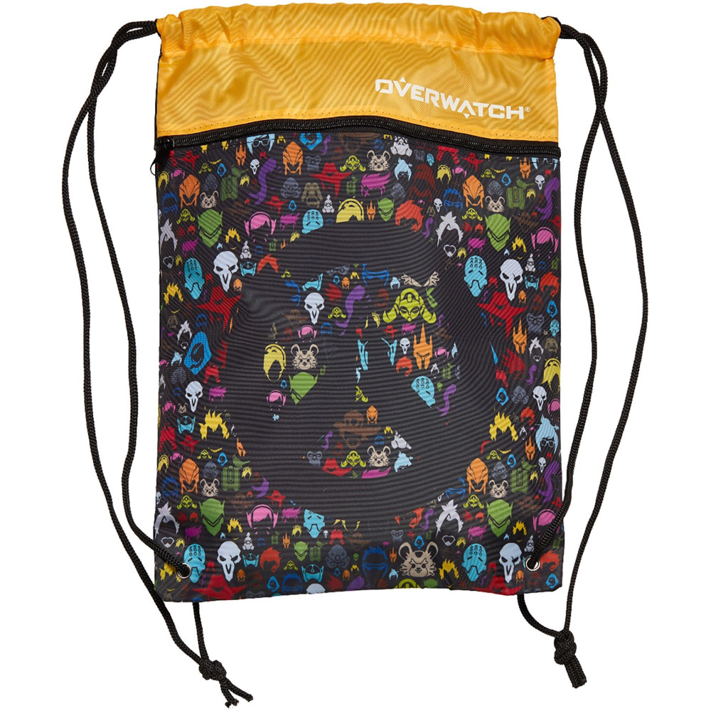 Overwatch - Character Icons Cinch Bag Overwatch - Character Icons Cinch Bag