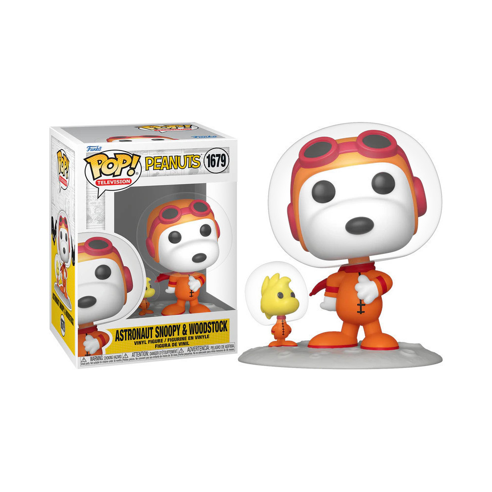 Peanuts Funko Pop Vinyl: Astronaut Snoopy & Woodstock