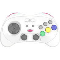 Retro-Bit SEGA Saturn 2.4G Wireless Pro Controller (White)