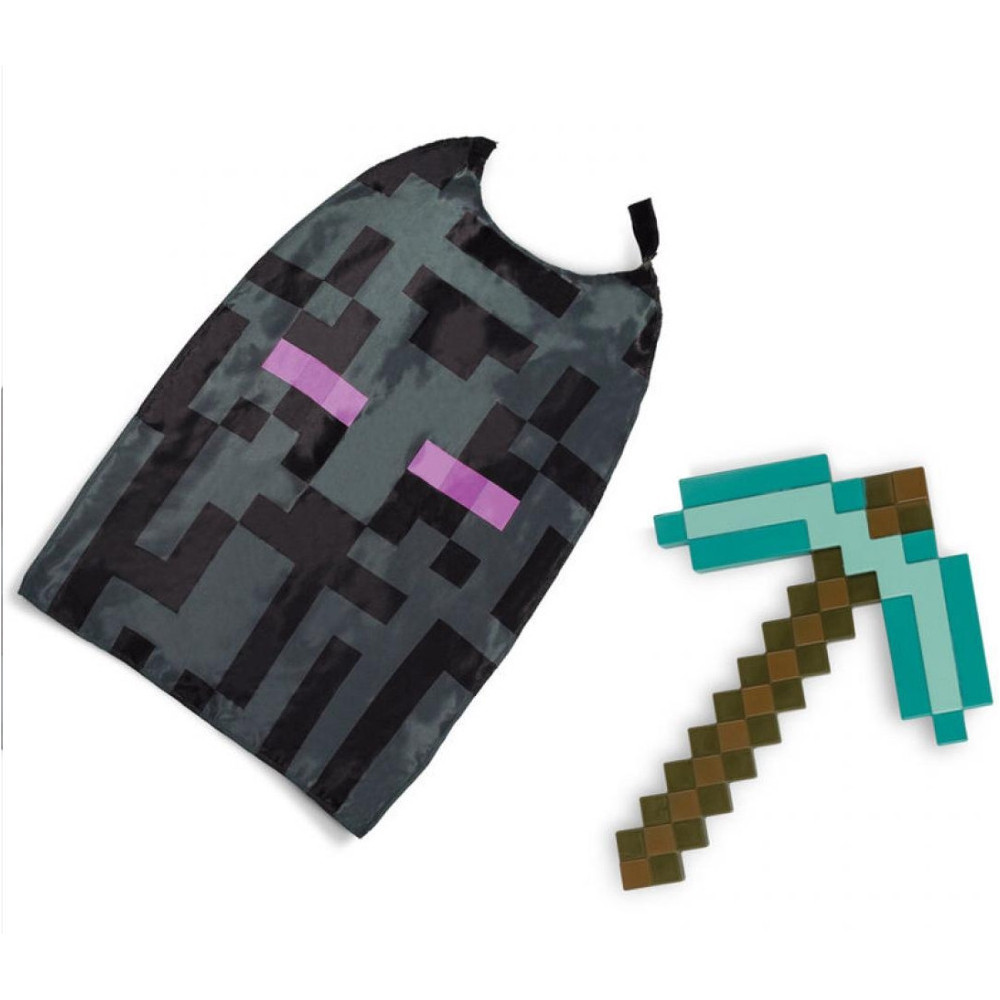 Minecraft - Diamond Pickaxe & Cape Set Minecraft - Diamond Pickaxe & Cape Set