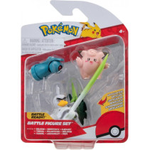 Pokemon Battle Figure Pack - Beldum, Sirfetch'd & Clefairy