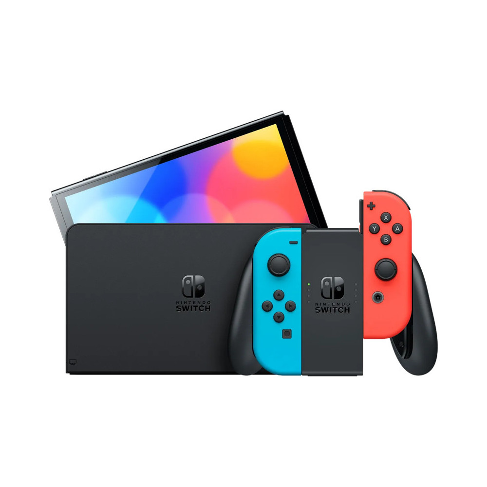 Nintendo Switch OLED Blauw Rood Nintendo Switch OLED Blauw Rood