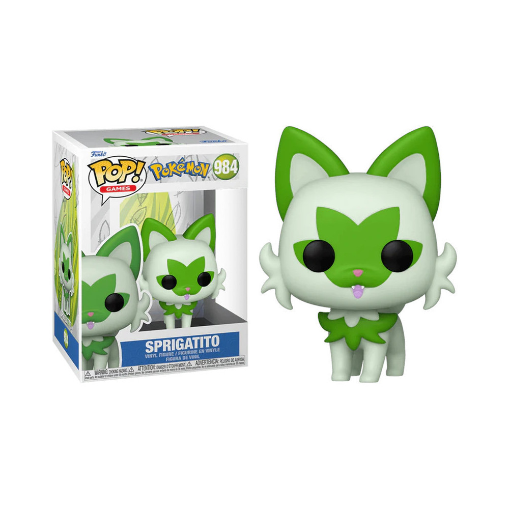 Pokemon Funko Pop Vinyl: Sprigatito Pokemon Funko Pop Vinyl: Sprigatito
