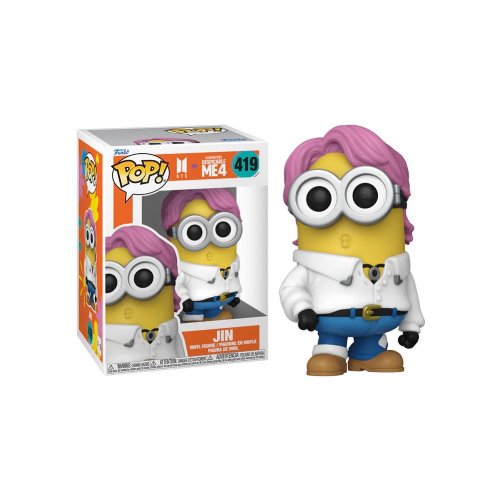 Despicable ME 4 x BTS Funko Pop Vinyl: Jin Despicable ME 4 x BTS Funko Pop Vinyl: Jin
