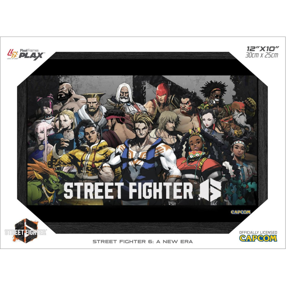 Pixel Frames Plax - Street Fighter 6: A New Era (30cm x 25cm) Pixel Frames Plax - Street Fighter 6: A New Era (30cm x 25cm)