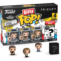 Friends Funko Bitty Pop! 4-Pack: Joey Tribbiani / Ross Geller / Rachel Green