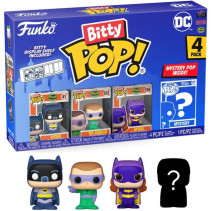 DC Funko Bitty Pop! 4-Pack: Batman / The Riddler / Batgirl