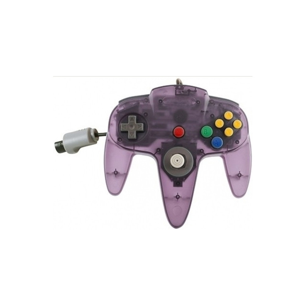Nintendo 64 Controller Paars Transparant (Teknogame) Nintendo 64 Controller Paars Transparant (Teknogame)