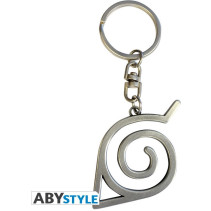 Naruto Shippuden - Metal Konoha Keychain
