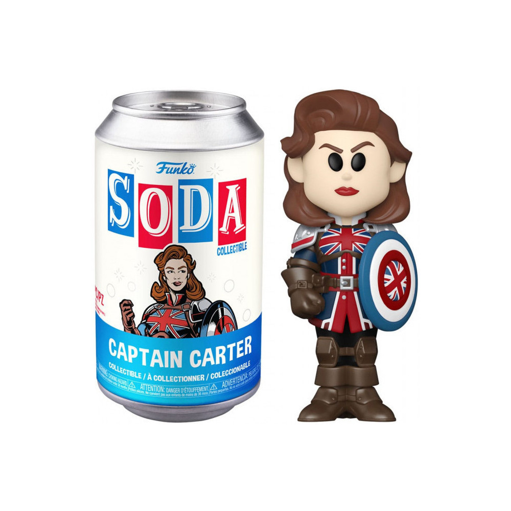 Marvel - What If...? Funko Vinyl Soda: Captain Carter Marvel - What If...? Funko Vinyl Soda: Captain Carter