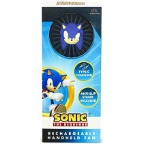 Sonic - Folding Mini Fan - 3D Character