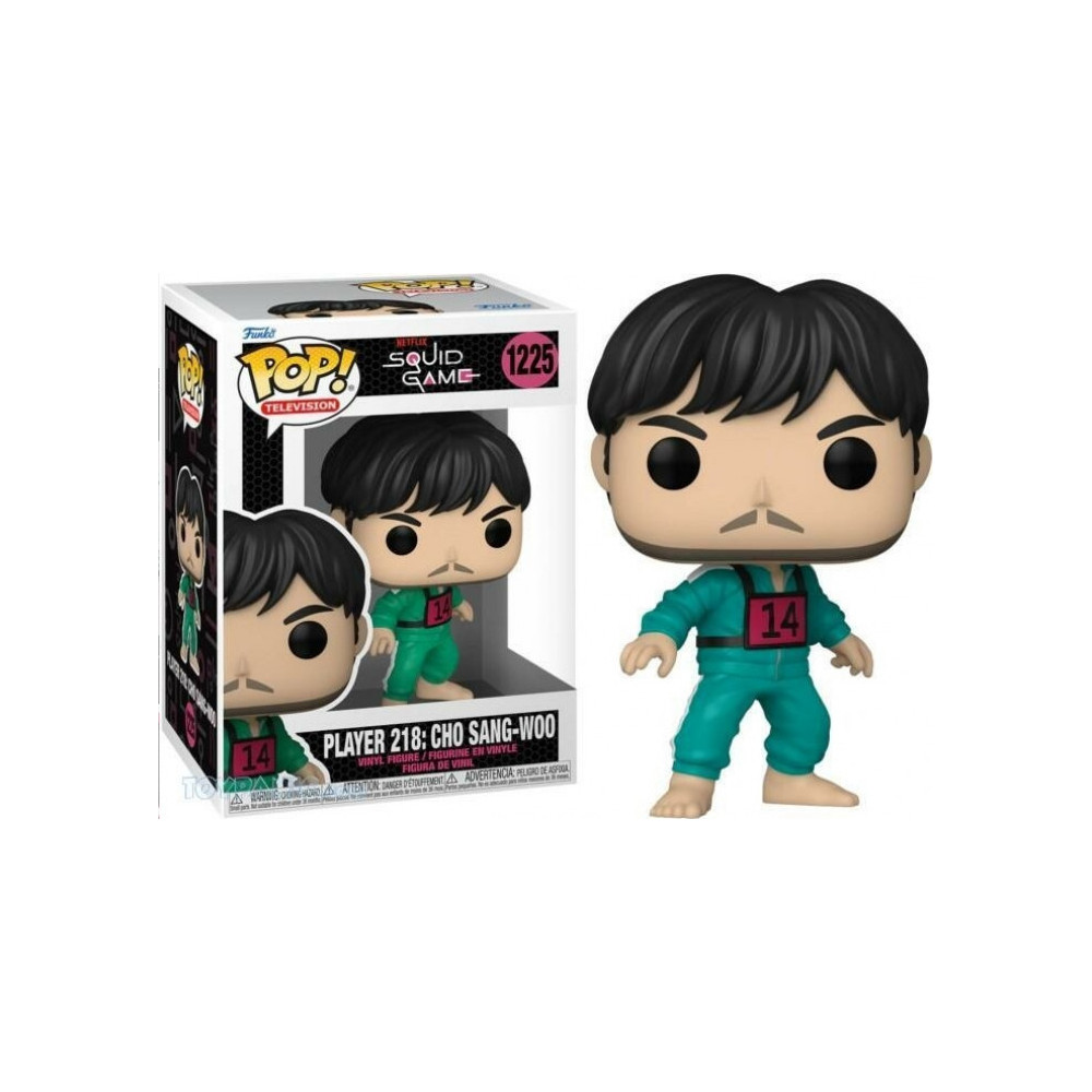 Squid Game Funko Pop Vinyl: Player 218: Cho Sang-Woo Squid Game Funko Pop Vinyl: Player 218: Cho Sang-Woo