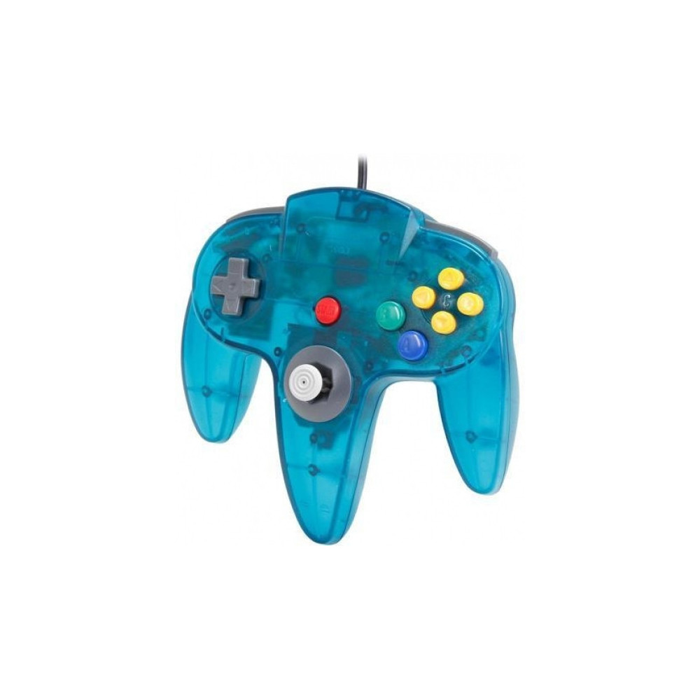 Nintendo 64 Controller Blauw Transparant (Teknogame) Nintendo 64 Controller Blauw Transparant (Teknogame)