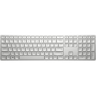 HP 970 Dual-Mode Draadloos Toetsenbord Zilver QWERTY