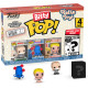 Retro Toys Funko Bitty Pop! 4-Pack: Mr. Monopoly (in Jail) / Barrel of Monkeys / Stretch Armstrong