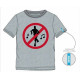 Fortnite - No Dancing Sign Grey Kids T-Shirt