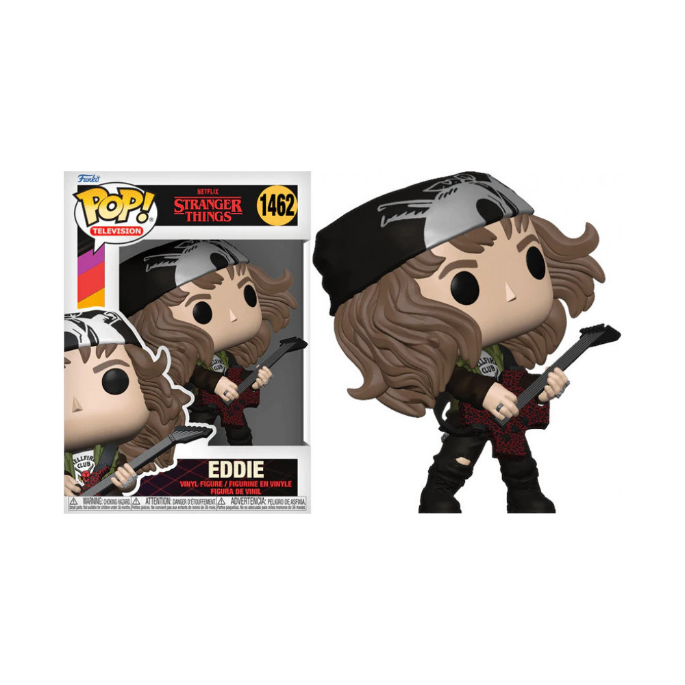 Stranger Things Funko Pop Vinyl: Eddie with Guitar Stranger Things Funko Pop Vinyl: Eddie with Guitar