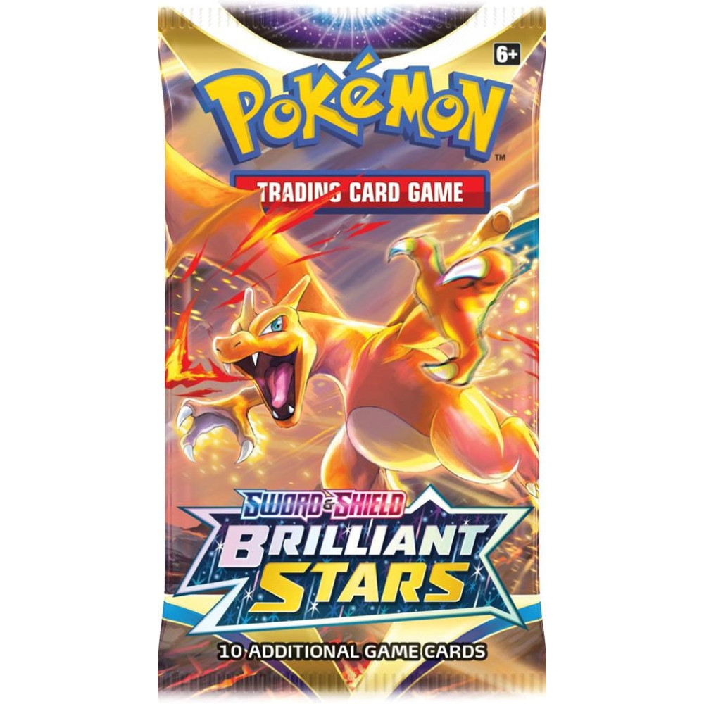 Pokemon TCG Sword & Shield Brilliant Stars Booster Pack Pokemon TCG Sword & Shield Brilliant Stars Booster Pack