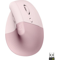 Logitech Lift Verticale Ergonomische Muis Roze