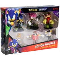 Sonic Prime Action Figures: 6 Pack Deluxe Box - Pack 2