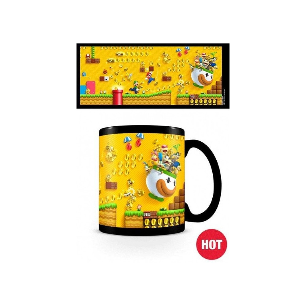 Super Mario Heat Change Mug - Coin Gold Rush Super Mario Heat Change Mug - Coin Gold Rush