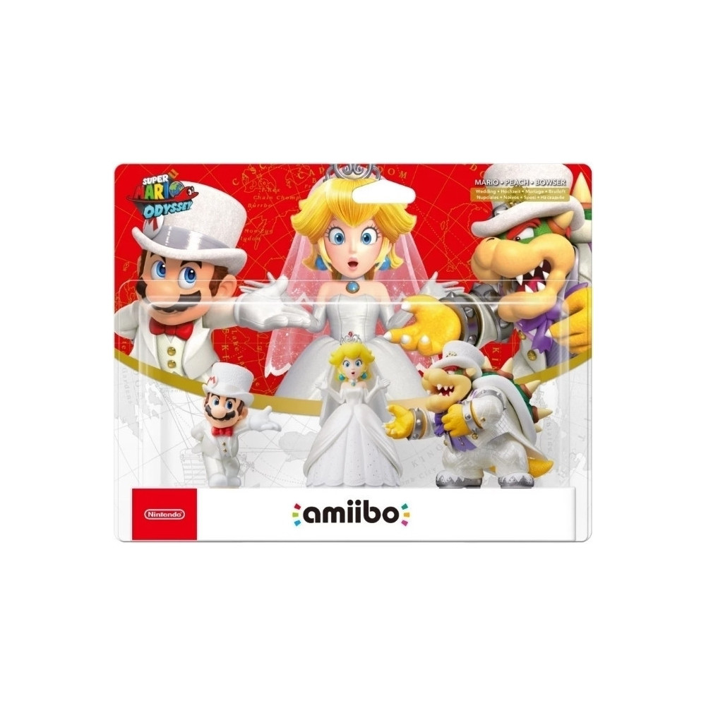 Amiibo Super Mario Odyssey - Wedding 3-pack Bundle
