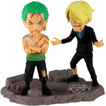 One Piece WCF Log Stories Figure - Roronoa Zoro & Sanji (Nothing Happened)