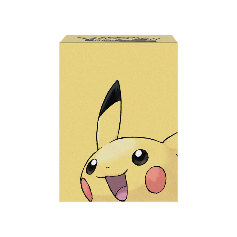 Pokemon TCG Pikachu Yellow Deck Box Pokemon TCG Pikachu Yellow Deck Box
