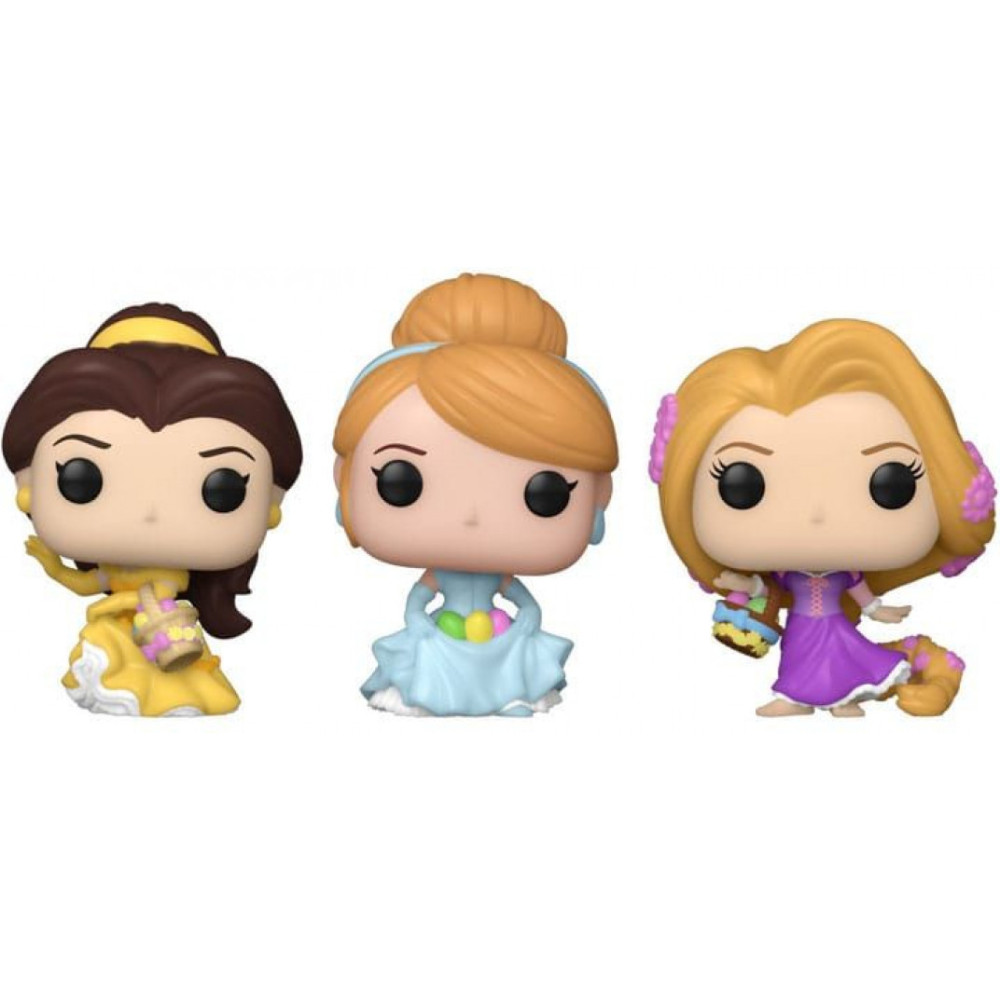Disney Funko Pocket Pop! Easter Egg: Belle / Cinderella / Rapunzel 3-Pack Disney Funko Pocket Pop! Easter Egg: Belle / Cinderella / Rapunzel 3-Pack