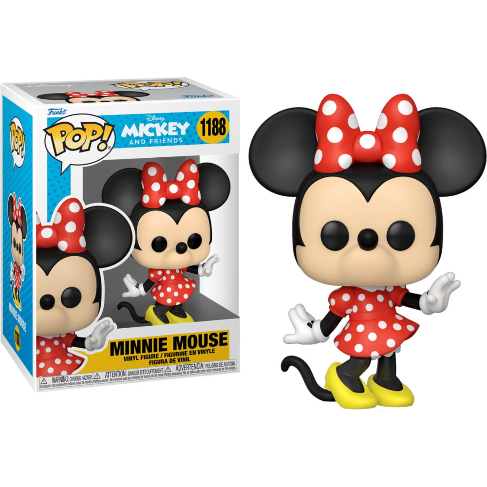Disney Mickey and Friends Funko Pop Vinyl: Minnie Mouse Disney Mickey and Friends Funko Pop Vinyl: Minnie Mouse