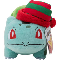 Pokemon Pluche - Bulbasaur with Christmas Hat